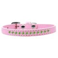 Mirage Pet Products Lime Green Crystal Puppy CollarLight Pink Size 16 611-08 LPK-16